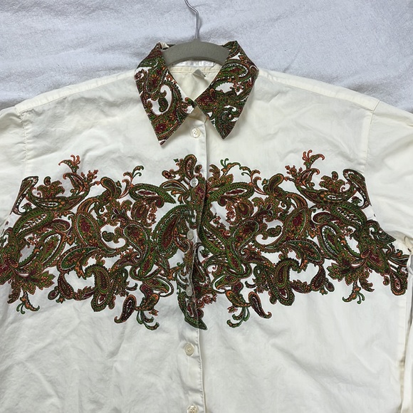Vintage 80's-90's Esprit Button Down Shirt - Picture 2 of 6